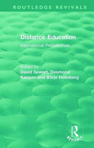 Distance Education: International Perspectives: International Perspectives