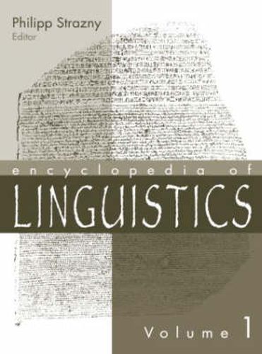 Cover image for Encyclopedia of Linguistics 2v