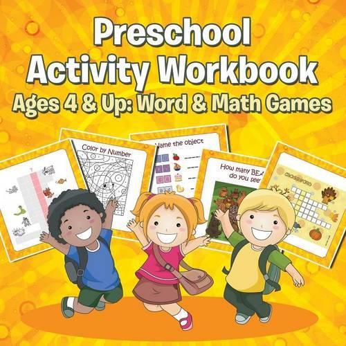 Cover image for Preschool Activity Workbook Ages 4 & Up: Word & Math Games