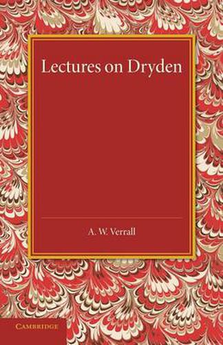 Cover image for Lectures on Dryden