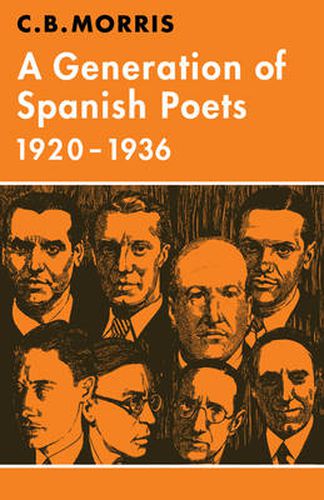 Cover image for A Generation of Spanish Poets 1920-1936