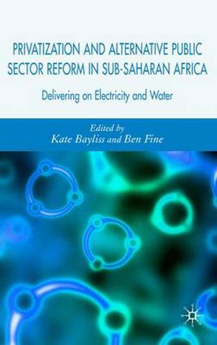 Cover image for Privatization and Alternative Public Sector Reform in Sub-Saharan Africa: Delivering on Electricity and Water