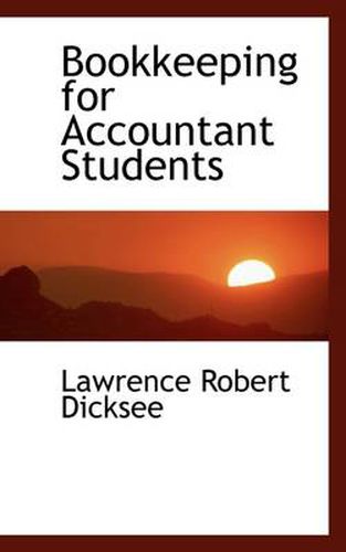 Cover image for Bookkeeping for Accountant Students