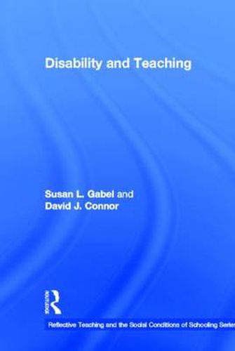 Cover image for Disability and Teaching