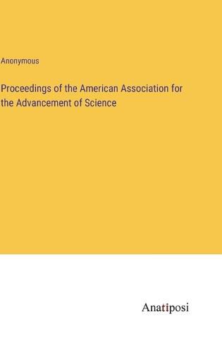 Cover image for Proceedings of the American Association for the Advancement of Science