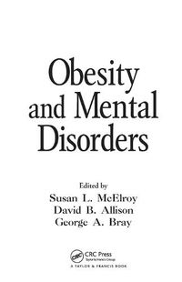 Cover image for Obesity and Mental Disorders