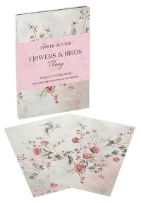 Cover image for Flowers & Birds Peony Wallet Notecards