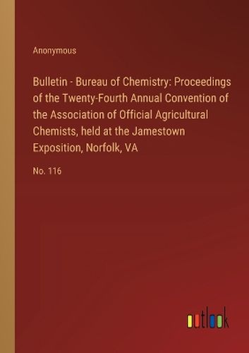 Bulletin - Bureau of Chemistry