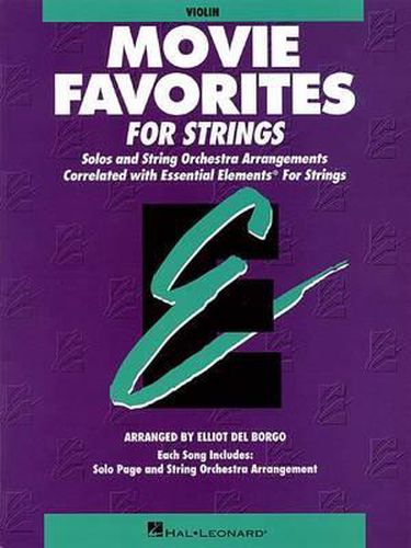 Cover image for Movie Favorites for Strings: Violin