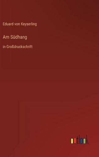 Cover image for Am Suedhang