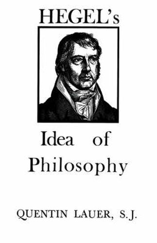 Cover image for Hegel's Idea of Philosophy