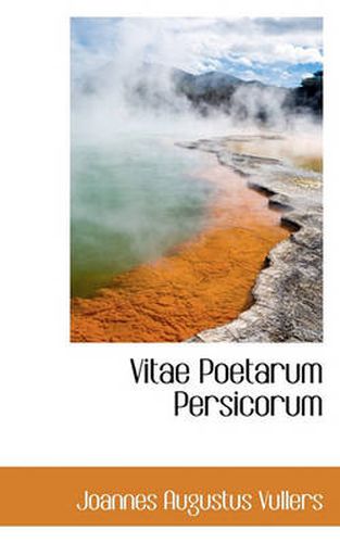 Cover image for Vitae Poetarum Persicorum