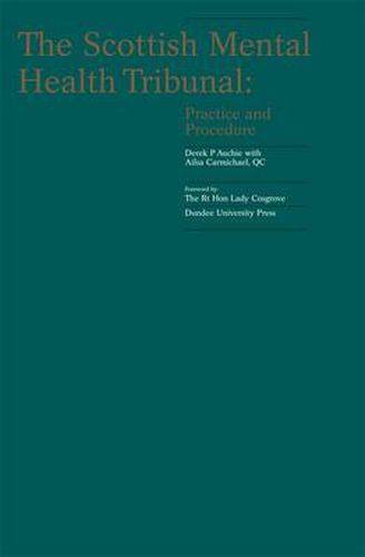 Cover image for The Scottish Mental Health Tribunal: Practice and Procedure