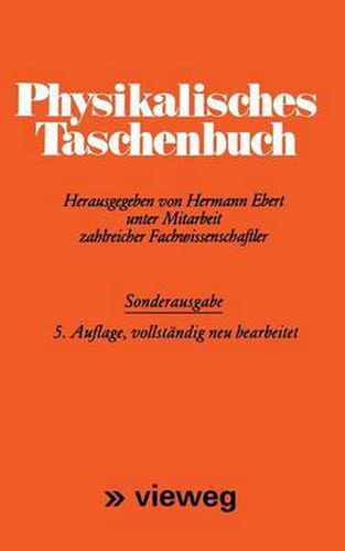 Cover image for Physikalisches Taschenbuch