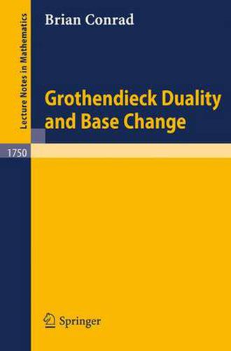 Cover image for Grothendieck Duality and Base Change