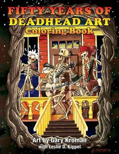 Cover image for Fifty Years of Deadhead Art: Coloring Book