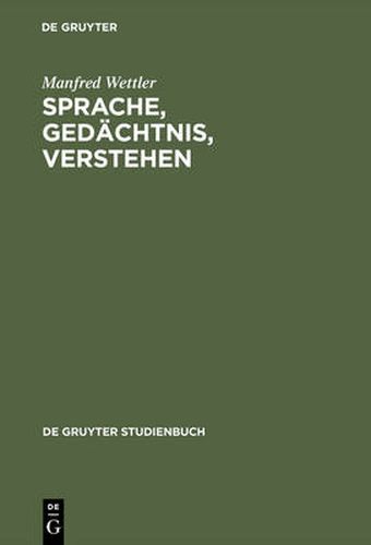 Cover image for Sprache, Gedachtnis, Verstehen