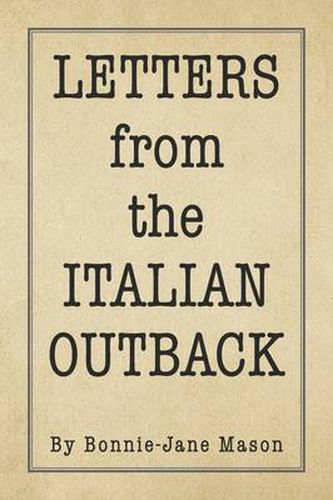 Cover image for LETTERS from the ITALIAN OUTBACK