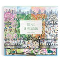 Cover image for Michael Storrings Dog Park in Four Seasons Greeting Card Assortment