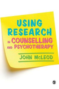 Cover image for Using Research in Counselling and Psychotherapy
