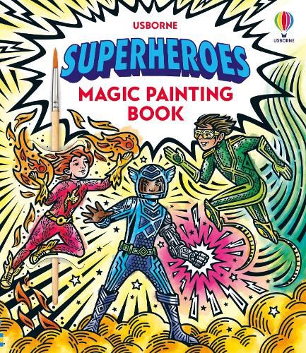 Cover image for Superheroes Magic Painting Book