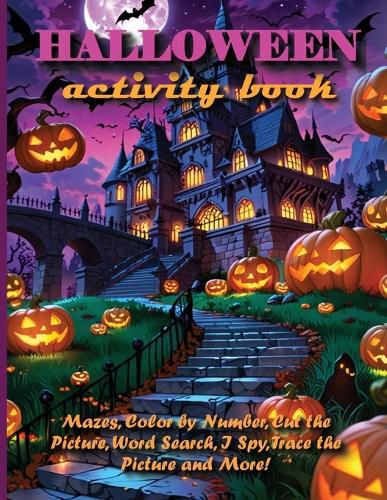 Cover image for HALLOWEEN Activity Book For Kids 5+