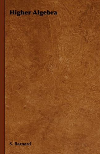 Cover image for Higher Algebra