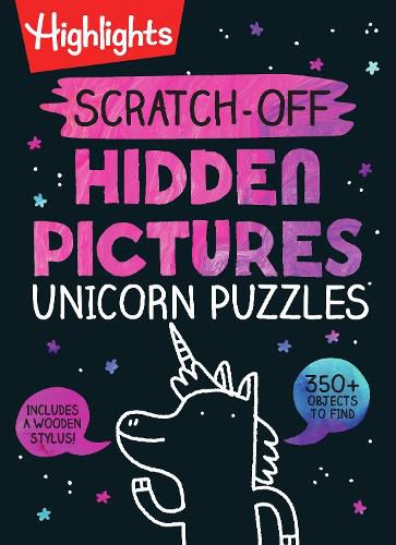 Cover image for Scratch-Off Hidden Pictures Unicorn Puzzles