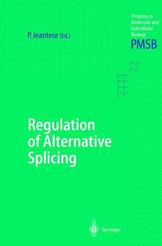 Cover image for Regulation of Alternative Splicing