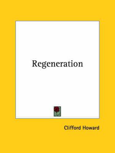 Cover image for Regeneration