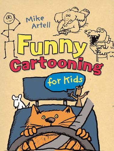 Cover image for Funny Cartooning for Kids