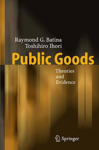 Cover image for Public Goods: Theories and Evidence