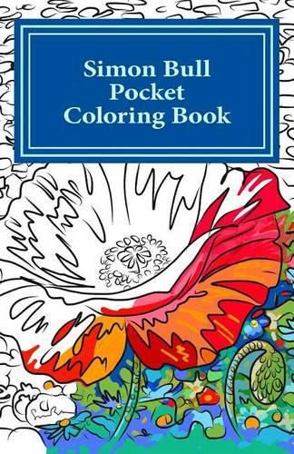 Cover image for Simon Bull Pocket Coloring Book: Volume I Flowers