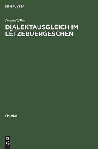 Cover image for Dialektausgleich im Letzebuergeschen