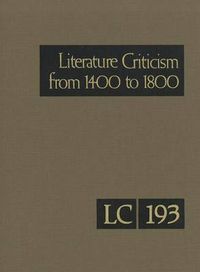 Cover image for Literature Criticism from 1400 to 1800