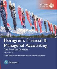 Cover image for Horngren's Financial & Managerial Accounting, The Financial Chapters, Global Edition