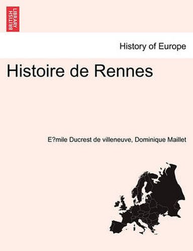 Cover image for Histoire de Rennes