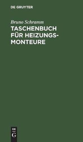 Cover image for Taschenbuch Fur Heizungs-Monteure