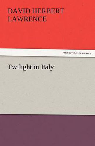 Cover image for Twilight in Italy
