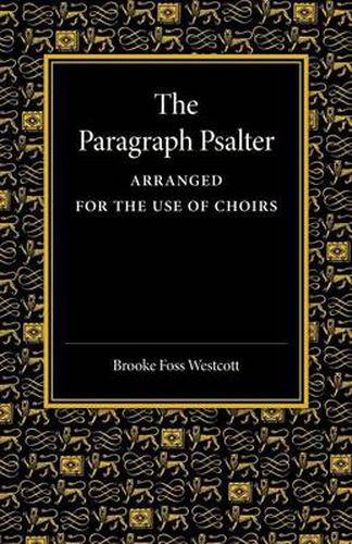 Cover image for The Paragraph Psalter: Arranged for the Use of Choirs