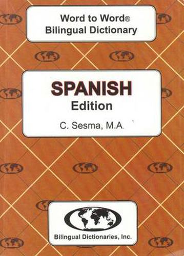 Cover image for English-Spanish & Spanish-English Word-to-Word Dictionary