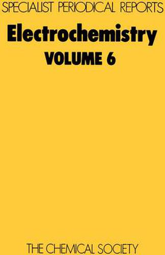 Electrochemistry: Volume 6