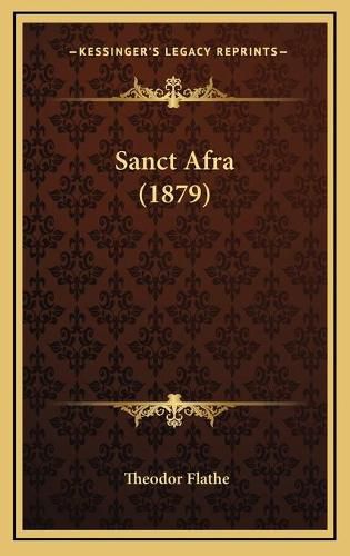 Cover image for Sanct Afra (1879)