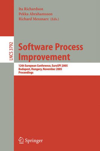 Cover image for Software Process Improvement: 13th European Conference, EuroSpi 2006, Joensuu, Finland, October 11-13, 2006, Proceedings