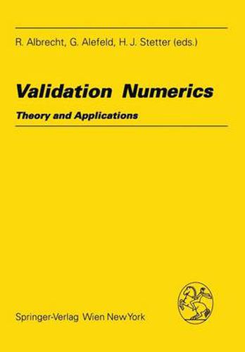 Cover image for Validation Numerics: Theory and Applications