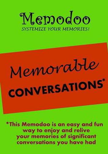 Cover image for Memodoo Memorable Conversations