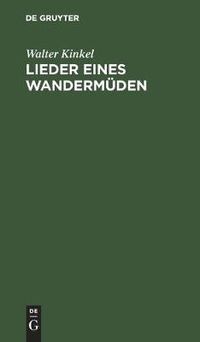 Cover image for Lieder Eines Wandermuden