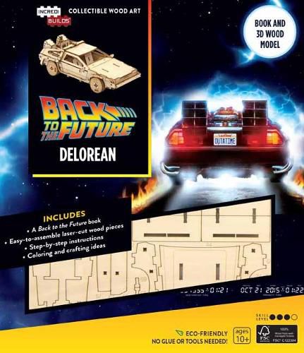 IncrediBuilds: Back to the Future: DeLorean Book and 3D Wood Model