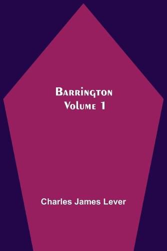 Cover image for Barrington. Volume 1