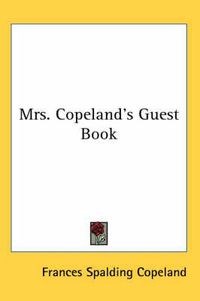 Cover image for Mrs. Copeland's Guest Book